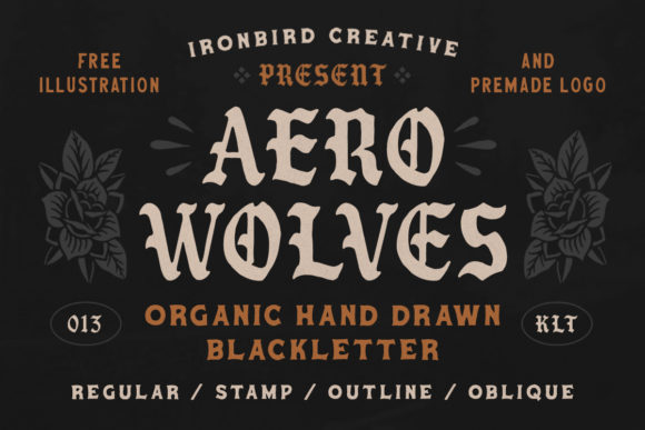 Aero Wolves: The Bold Blackletter Font That Transforms Creative Projects