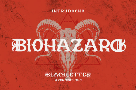 Biohazard: Why This Bold Blackletter Font Is More Than Just a Trend
