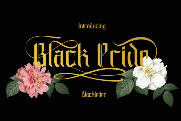 Black Pride: Elevating Design with an Imposing Blackletter Presence