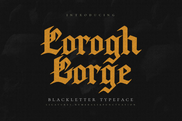 Corogh Gorge: The Gothic Typeface for Bold Branding