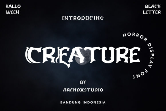 Creature: A Bold Blackletter Font for Distinctive Design