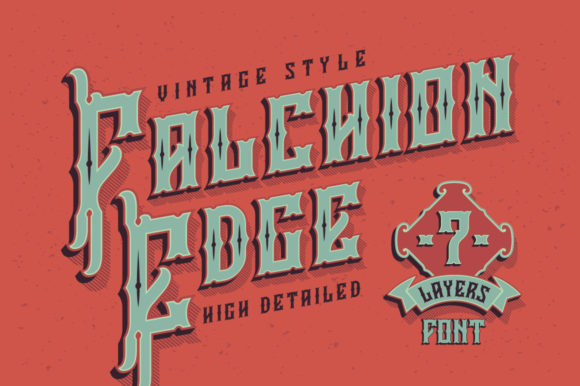 Falchion Edge: Mastering Vintage Blackletter for Bold Brand Identity