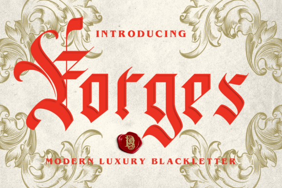 Forges: A Bold Blackletter Font for Distinctive Design
