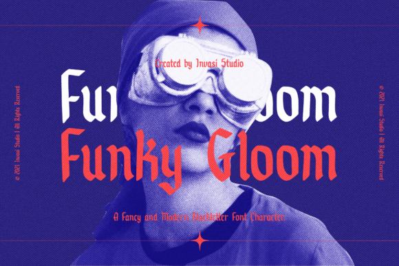 Funky Gloom: The Bold Blackletter Redefined