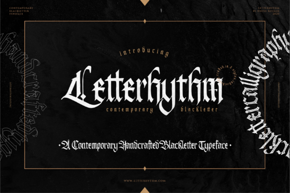 Letterhythm: Elevate Your Designs With Bold Blackletter Style