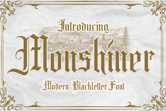 Monshiner Font Review: A Bold Blackletter Asset for Distinctive Design