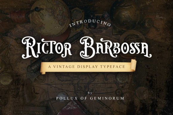 Rictor Barbossa: Bold Gothic Typography for Impactful Design