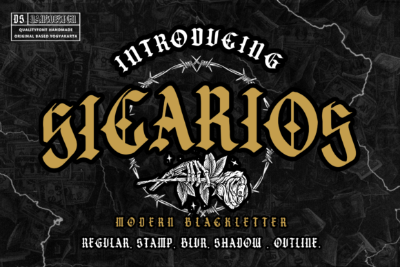 Sicarios Font Evaluation