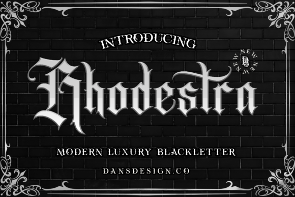 The Art of Imposing Elegance: Mastering Typography with Rhodestra