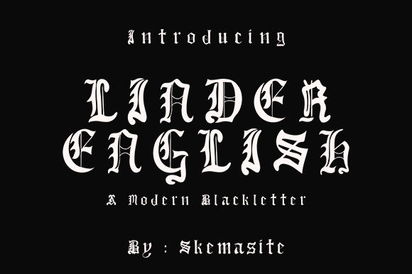 The Bold Impact of Linder English: A Deep Dive into Blackletter Typography